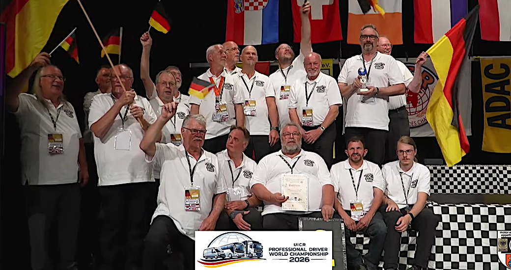 Beste Nation: DE 2.Platz, 2026 WM der Berufskraftfahrer