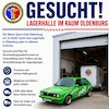 Poster Gesuch Lagerhalle für MSCO Utensilien